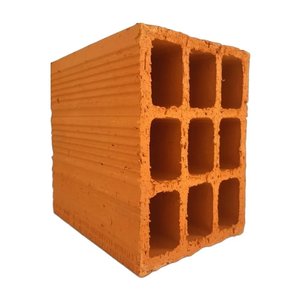 Bloco de vedação 14 × 19 × 19 cm, 9 furos